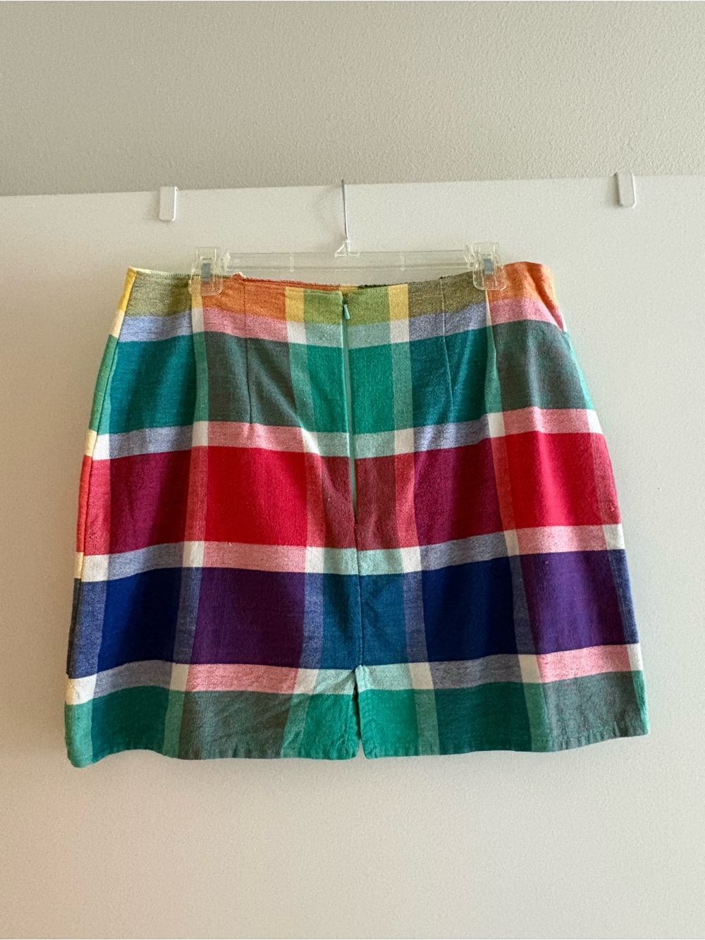 Multicolor Plaid Mini Skirt - Picture 3 of 5